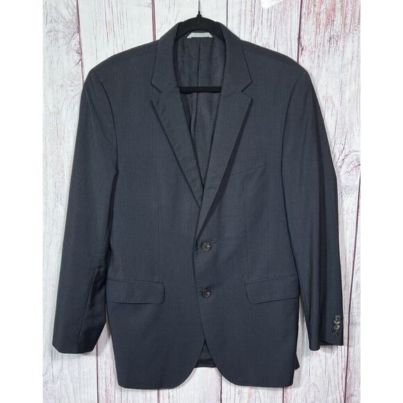 Lanificio Tesse Biella Exclusive For HUGO BOSS Men's Sports Coat Navy Size 40R - Picture 1 of 8